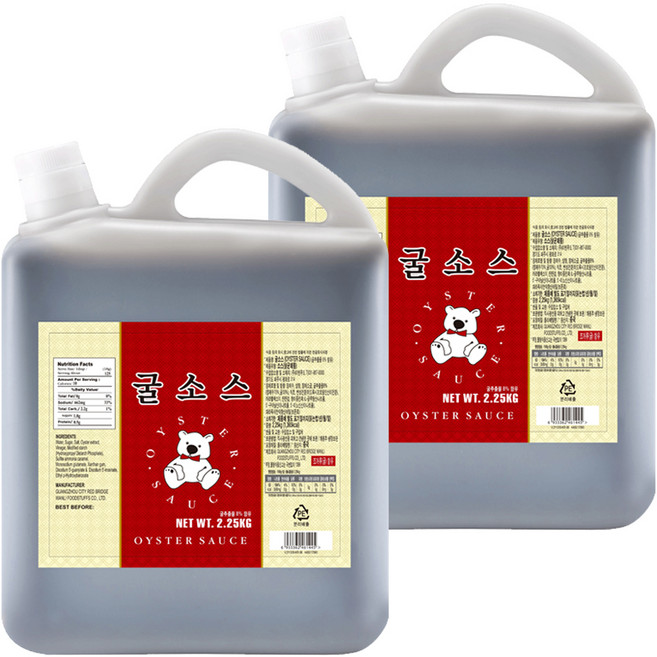 이엔푸드 굴소스, 2.25kg, 2개