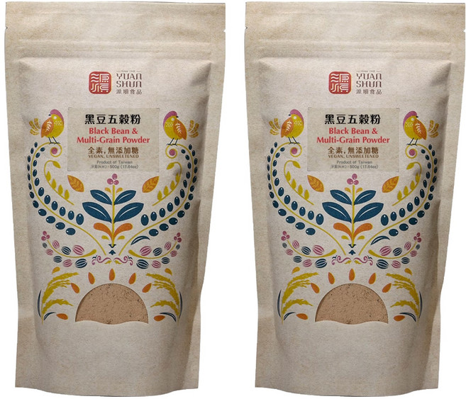 源順食品 黑豆五穀粉, 500g, 2包