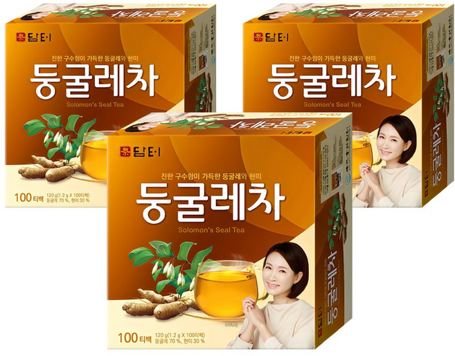 담터 둥굴레차, 1.2g, 100개입, 3개
