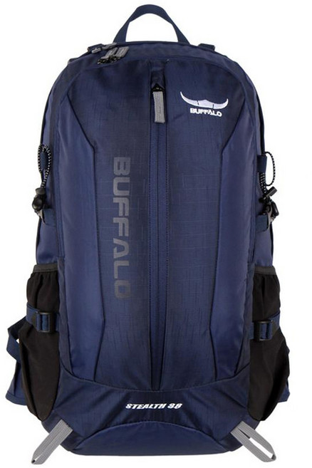 Buffalo 隱形硬式框架背包 38公升 含防雨罩, 海軍藍