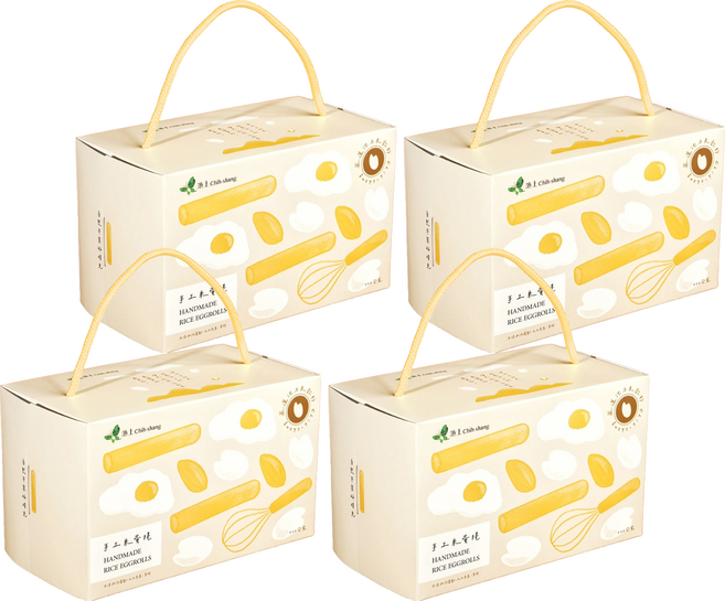 池上鄉農會 手工米蛋捲禮盒, 400g, 4盒