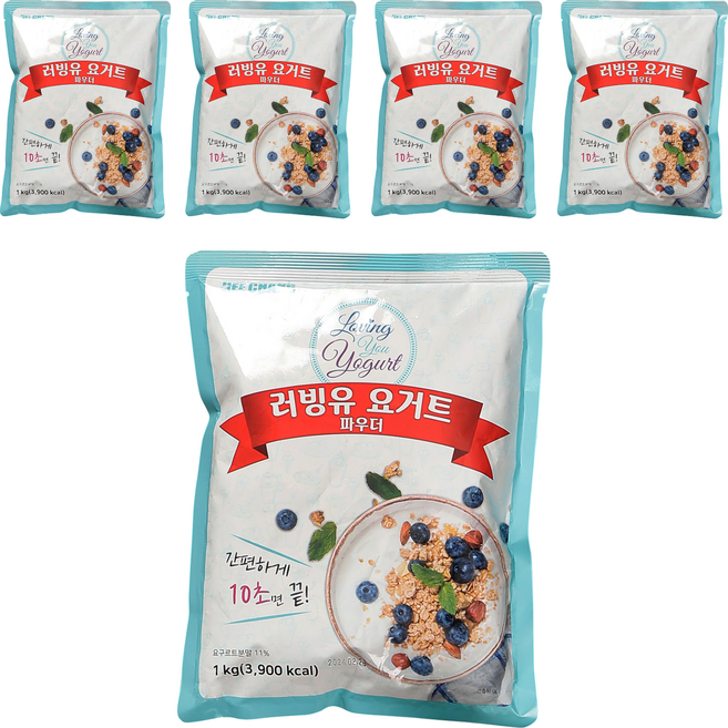 희창 러빙유 요거트 파우더, 1kg, 5개, 1개입