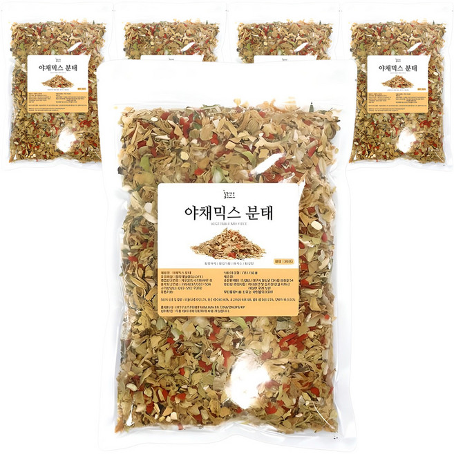 綜合乾燥蔬菜, 300g, 5包