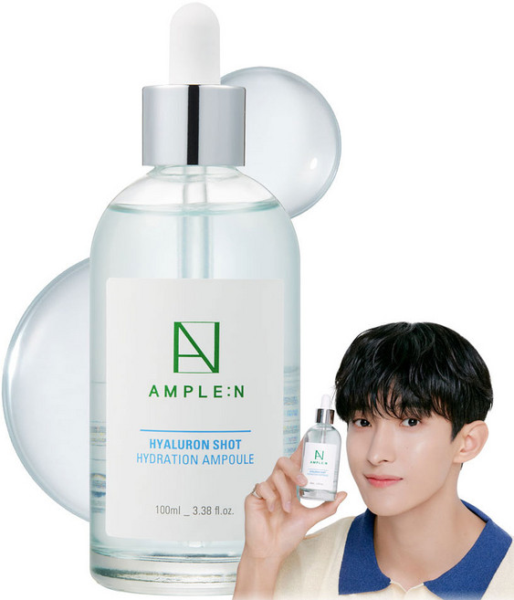 앰플엔 히알루론샷 수분 앰플, 100ml, 1개