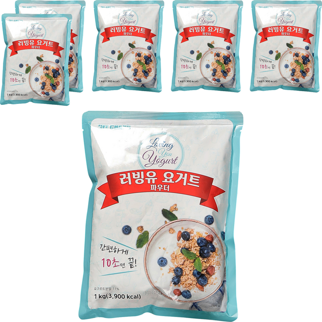 희창 러빙유 요거트 파우더, 1kg, 6개, 1개입
