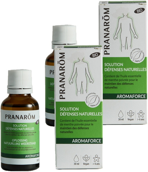 프라나롬 솔루션 데펑스 내추럴 아로마오일, 2개, 30ml