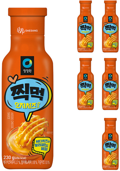 Chungjungone Dip Muk 王子芝士醬 230g, 6個