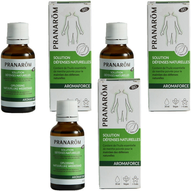 프라나롬 솔루션 데펑스 내추럴 아로마오일, 3개, 30ml