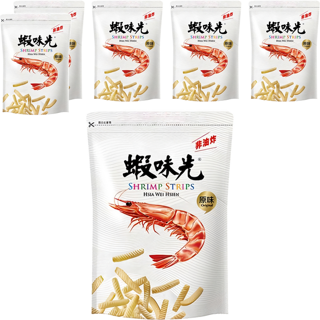 裕榮食品 蝦味先 原味, 300g, 6包