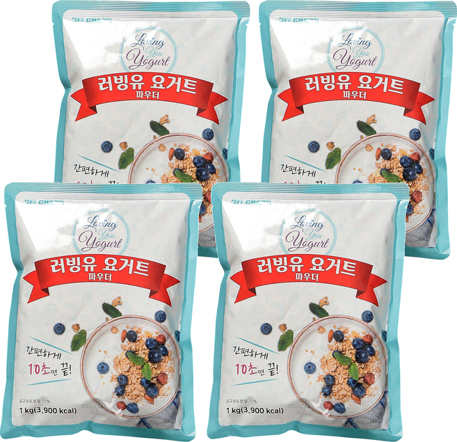 희창 러빙유 요거트 파우더, 1kg, 4개, 1개입