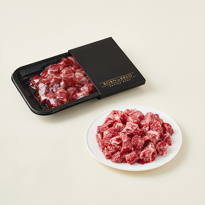 본앤브레드 1++(9) 한우 국거리용 (냉장), 200g, 1개