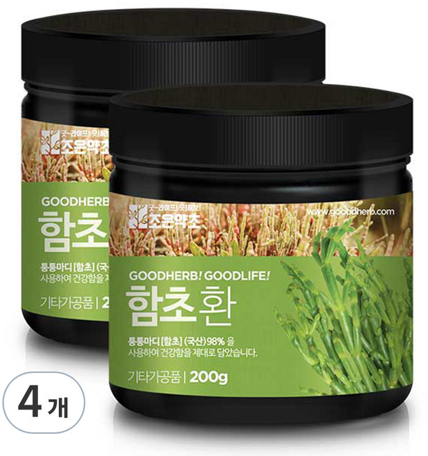 굿허브 프리미엄 함초환, 200g, 4개