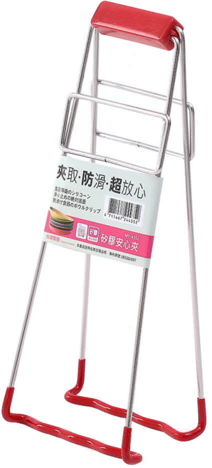 BEER BEAR 皮久熊 矽膠安心夾 防燙夾 碗夾, 顏色隨機, 2個