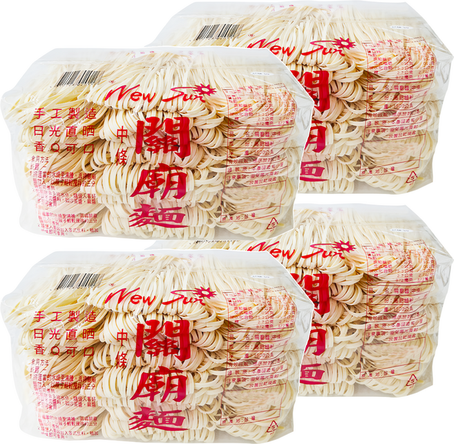 New Sun 新日光 關廟麵 中條, 1.5kg, 4包