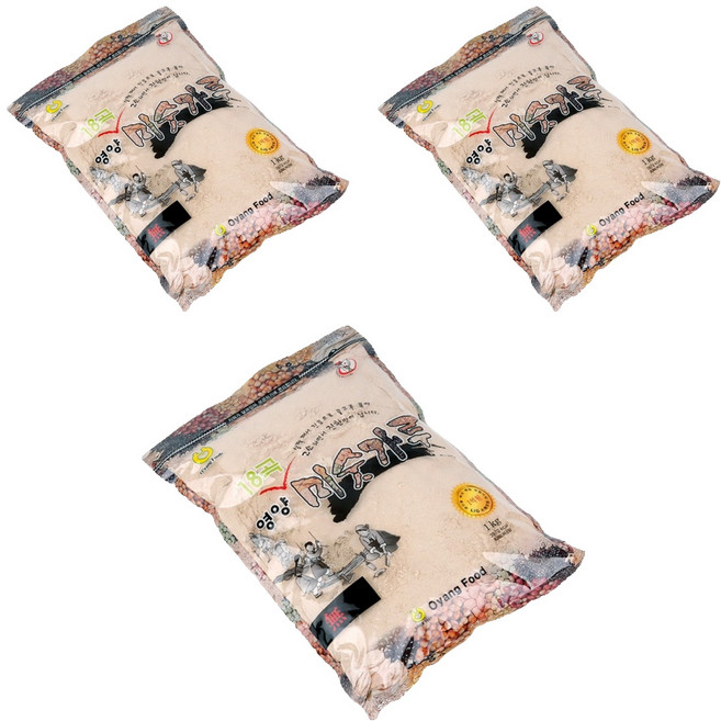 오양식품 영양 18곡 미숫가루, 1kg, 3개