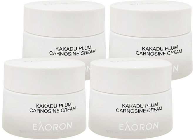EAORON 卡卡杜李肌膚素顔霜 50g, 白色, 4罐