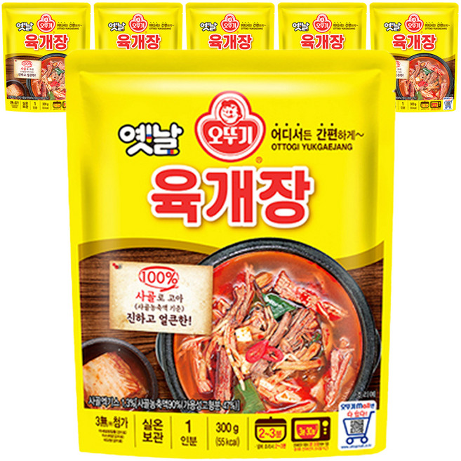 오뚜기옛날 육개장, 6개, 300g