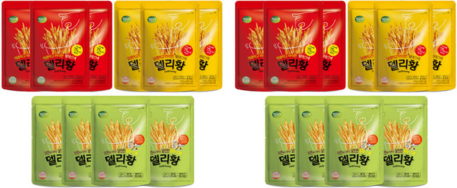 바다소리 델리황 오리지널 15g x 4p + 매운맛 20g x 3p + 버터맛 20g x 3p, 2세트