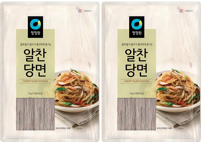 청정원 알찬 당면, 1kg, 2개
