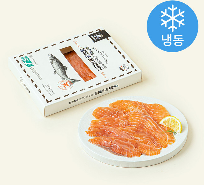 피터씨마켓 ASC 인증 항공직송 생연어로 만든 올바른 훈제연어 (냉동), 300g, 1개