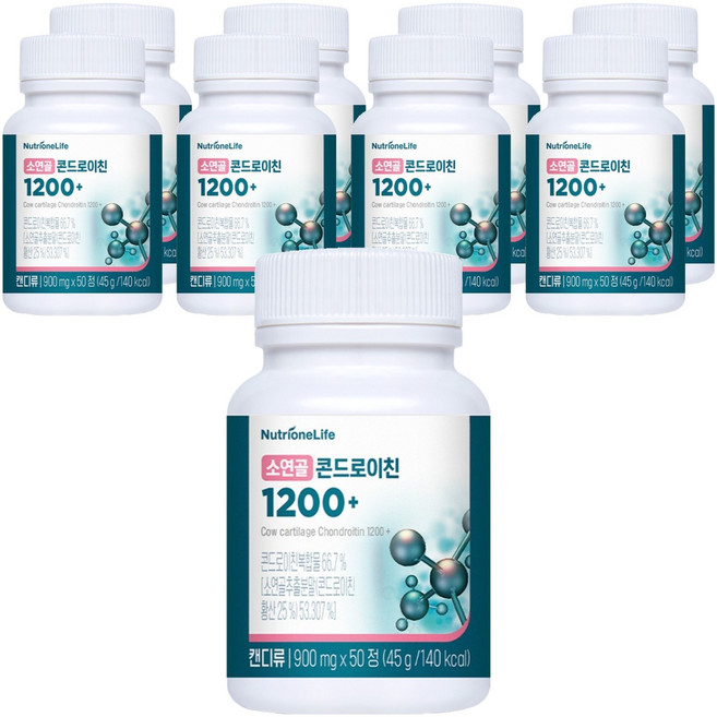 뉴트리원 소연골 콘드로이친 1200플러스, 50정, 9개