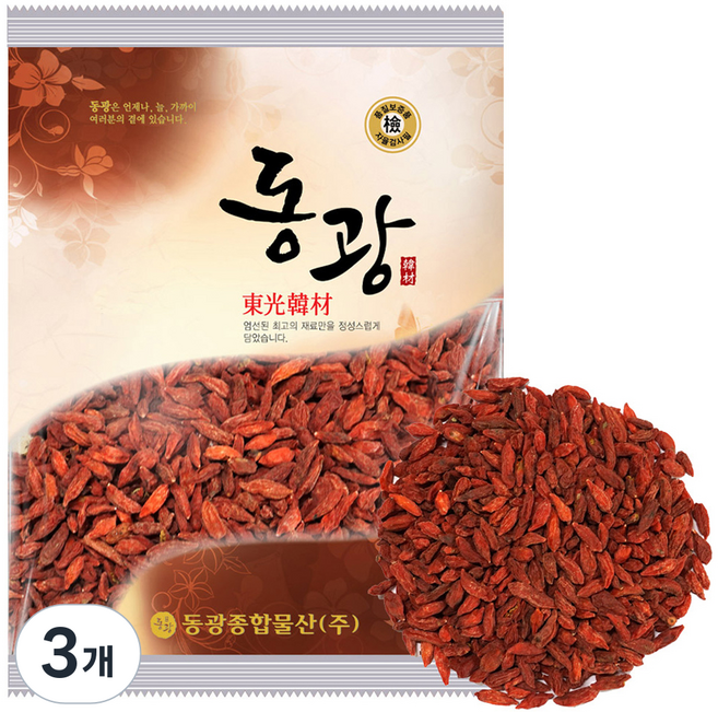 동광한방몰 구기자, 500g, 3개