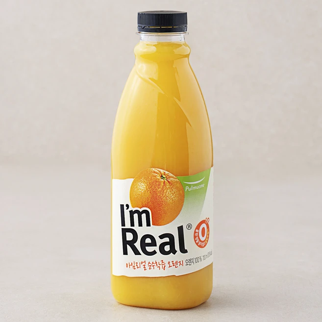 풀무원 아임리얼 순수착즙오렌지, 700ml, 1개 - 쿠팡
