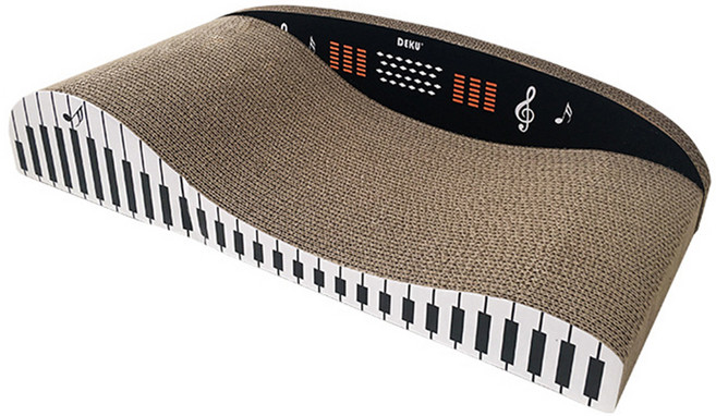 세이코코아 고양이 평판형 스크래쳐 피아노, 1개