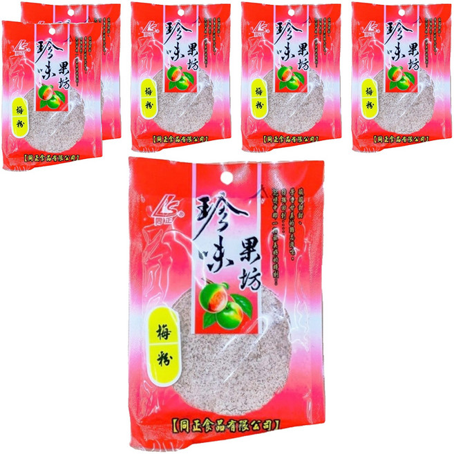 同正 梅粉 珍果坊, 60g, 6包
