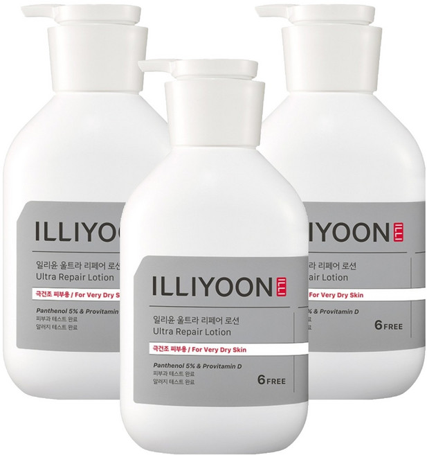 ILLIYOON 一理潤 極效修護身體乳液, 528ml, 3個