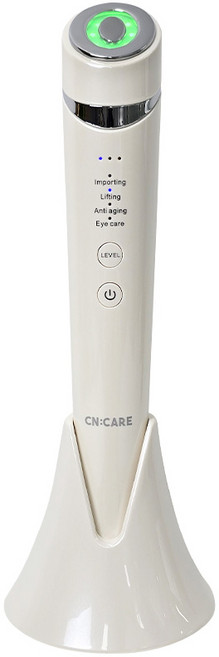 CNCARE 탄력탱탱 비바청춘 EMS 고주파 마사지기, CP818D, 아이보리