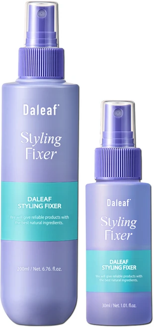 달리프 글램 볼륨 스타일링 헤어 픽서 + 휴대용 미니 헤어 픽서 30ml 세트, 200ml, 1개 - 쿠팡
