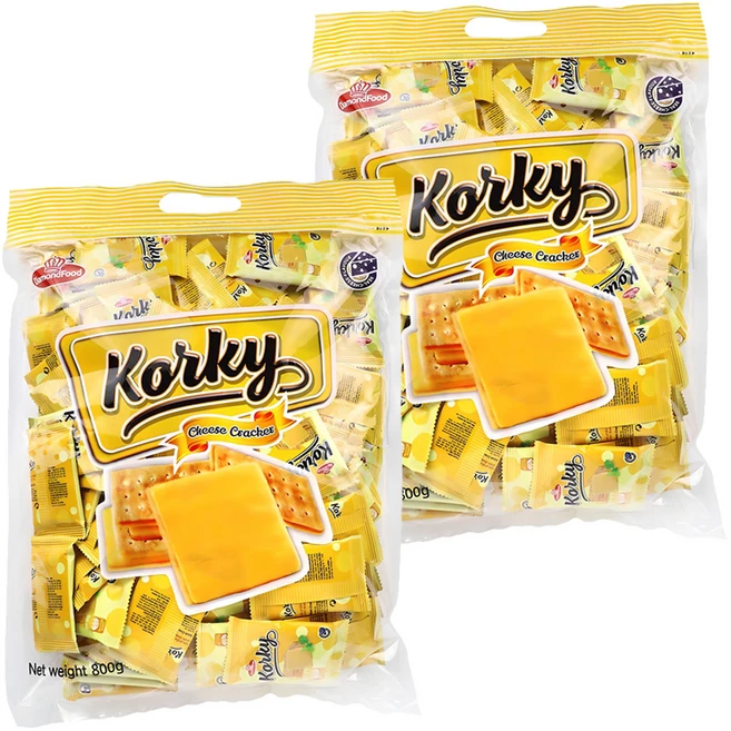 코키 치즈 크래커, 800g, 2개 - 쿠팡