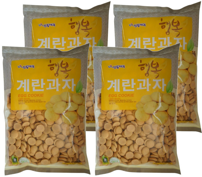 신흥 계란과자, 1kg, 4개