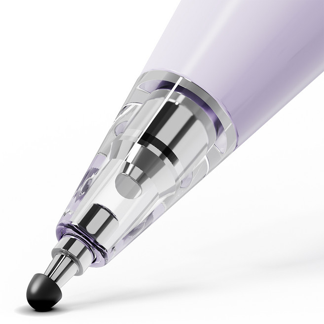 누아트 애플펜슬 메탈 반영구 펜촉 1세대/2세대/Pro 호환 물방울형, 투명, 1세트