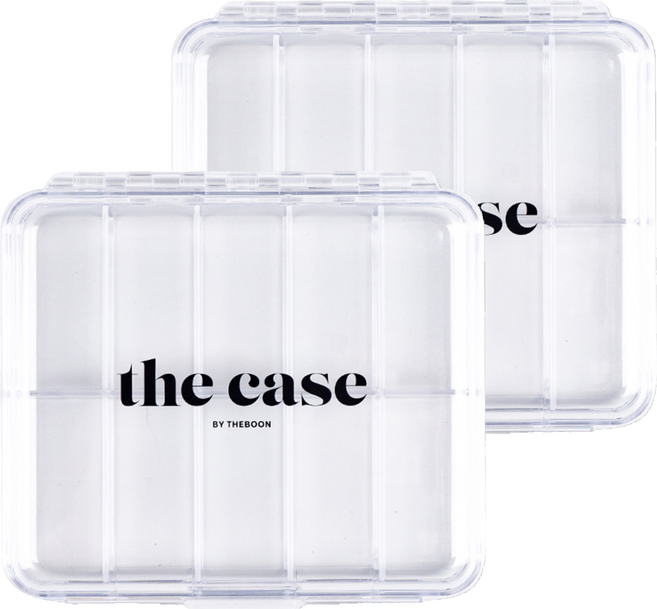 더분 더케이스 공팔레트 S CC-01, 클리어, 2개