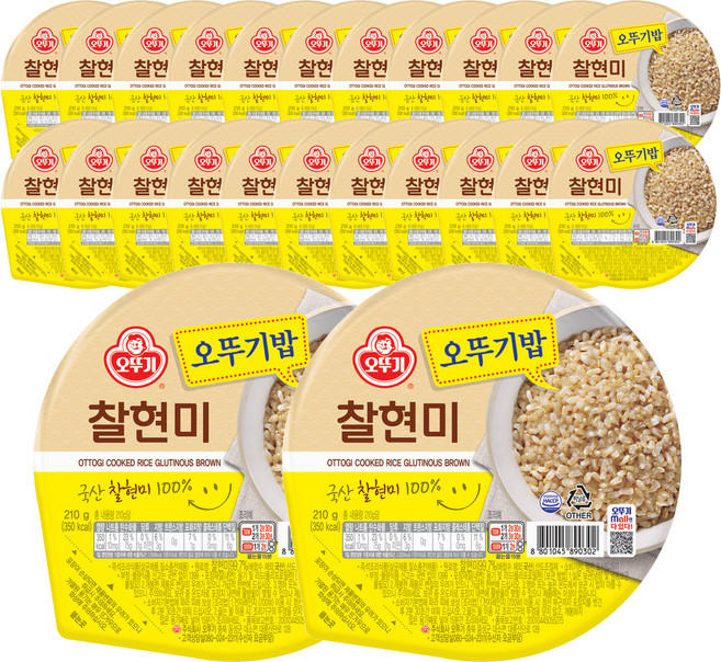 OTOKI 不倒翁 美味即食糯糙米飯, 210克, 24個