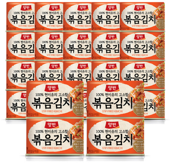 양반 볶음김치, 160g, 24개