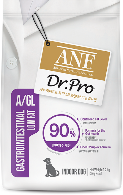 ANF 닥터프로 독 처방식 사료, 소화기능/췌장/위개선, 1.2kg, 1개