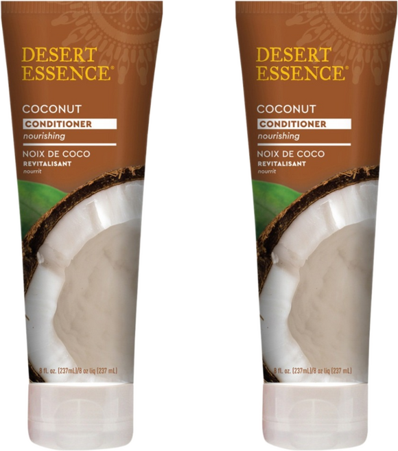 DESERT ESSENCE 椰子滋潤護髮乳 237ml 1條, 2個
