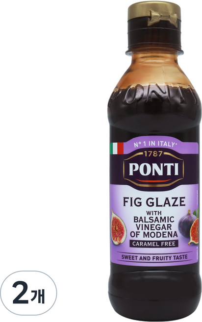 PONTI 無花果巴薩米克淋醬, 2個, 240g