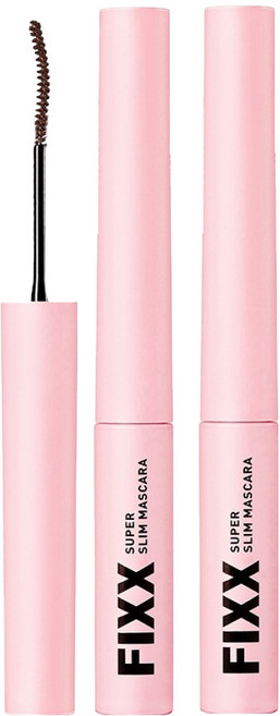 쏘내추럴 수퍼 픽스 슬림 마스카라 2.8g, 2개, 02 다크 브라운