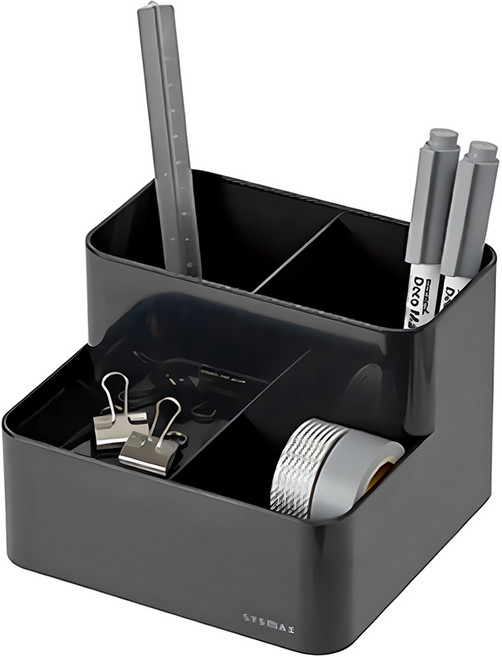 시스맥스 럭스 연필꽂이, 다크그레이, 1개