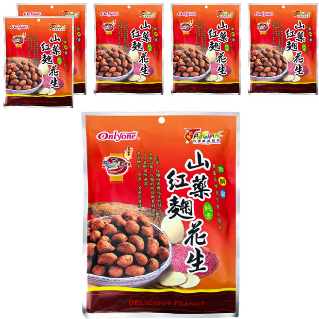 Onlyone 海龍王 山藥紅趜花生, 150g, 6包