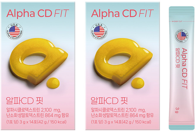 GC녹십자웰빙 알파CD 핏 14p, 42g, 2개