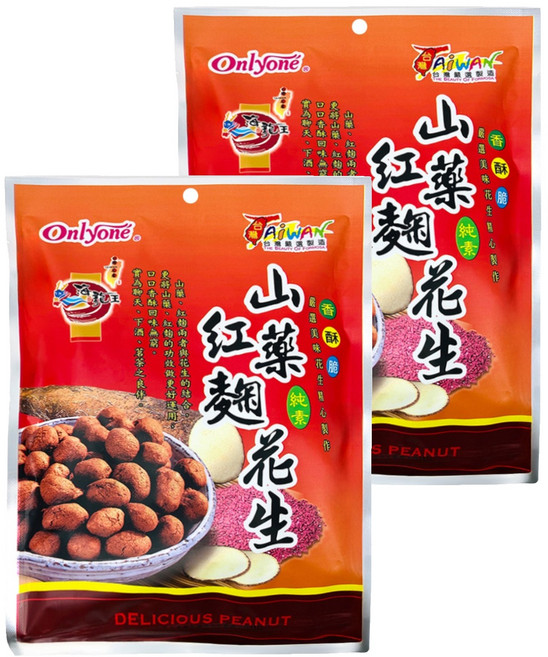 Onlyone 海龍王 山藥紅趜花生, 150g, 2包