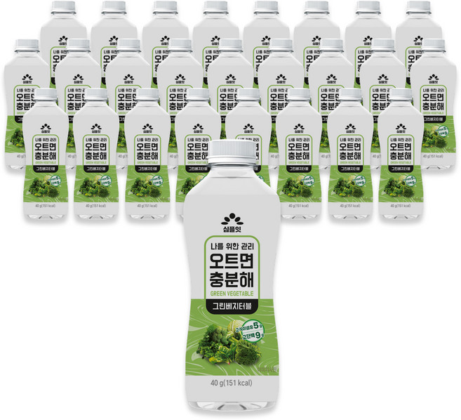 SIMPLEAT 燕麥綠色蔬菜餅乾, 40g, 24個