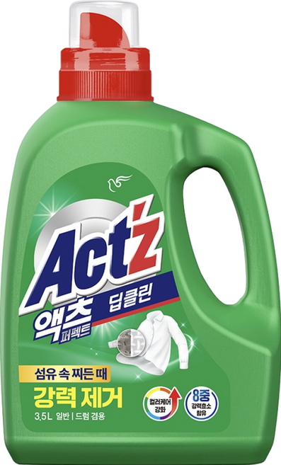 액츠 퍼펙트 딥클린 액상세제 본품, 3.5L, 1개