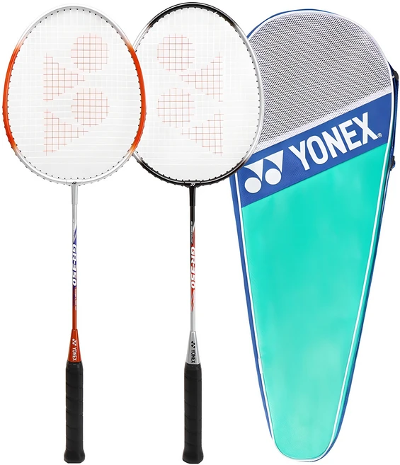 요넥스 배드민턴 라켓 2p + 케이스 세트, GR350, 1세트 - 쿠팡