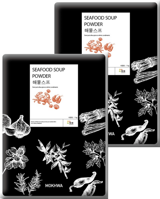 딜리셔스마켓 간편맛내기 해물스프 조미료, 1kg, 2개